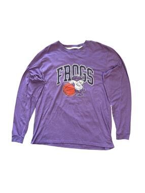 Homefield TCU Horned Frogs Graphic Long Sleeve Shirt Texas Christian Size XL